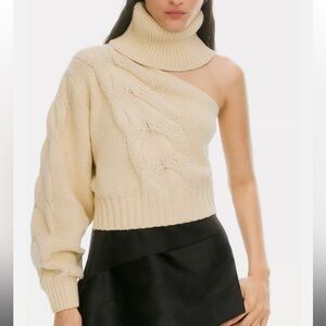 H&M x Lorena Saravia Cream Cable Knit Sweater